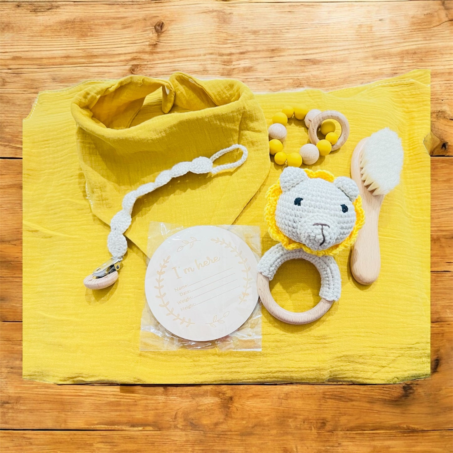 Handmade Newborn Baby Gift Set 7-Piece