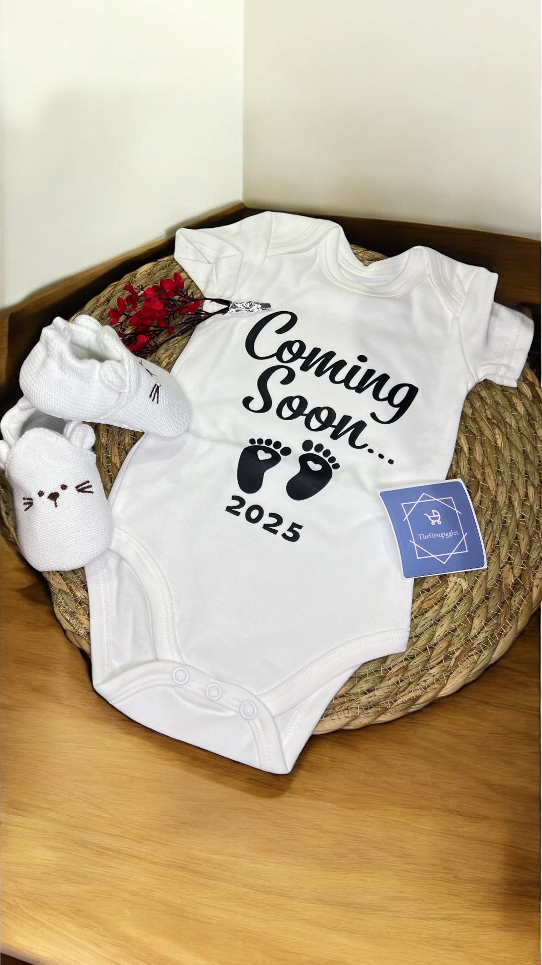 Pregnancy Announcement Set / Baby Reveal Gift Set