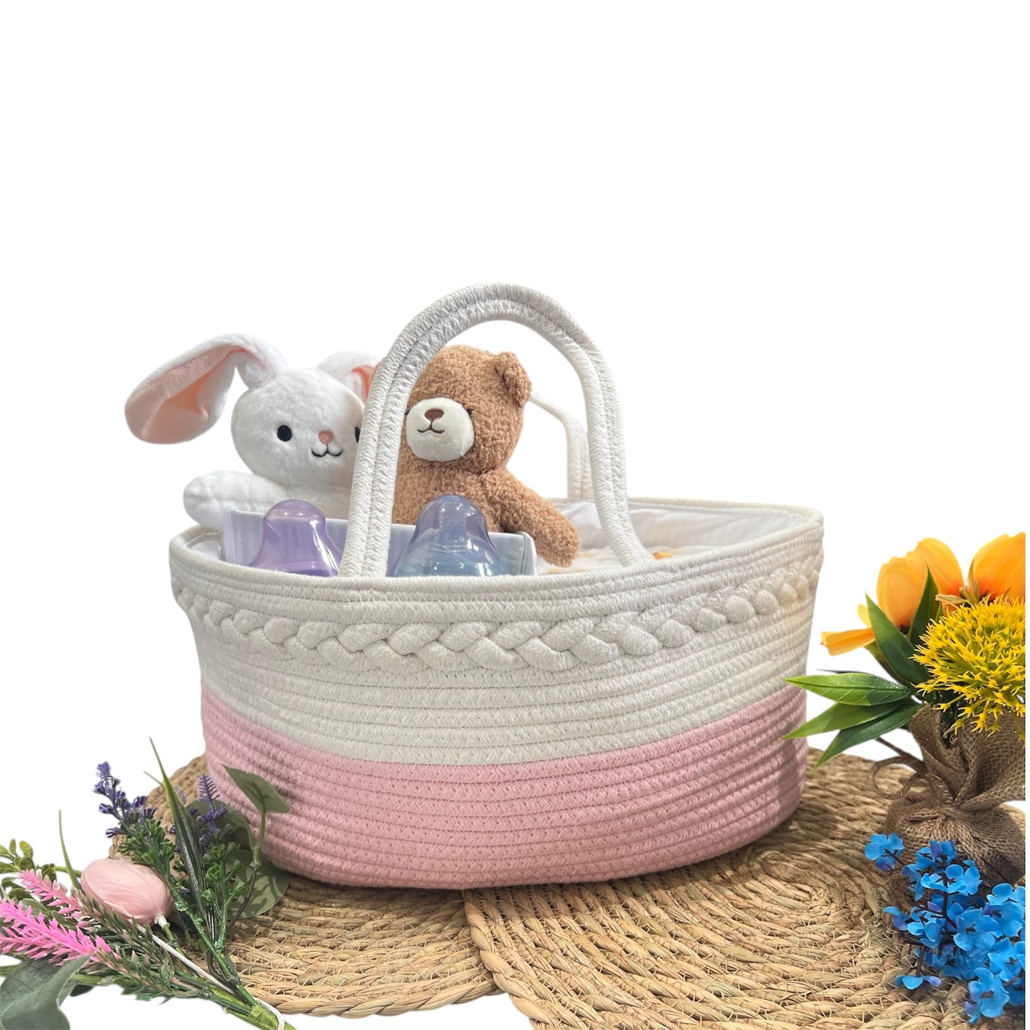 Foldable Baby Diaper Caddy / Infant Diaper Bag - Thefirstgiggles