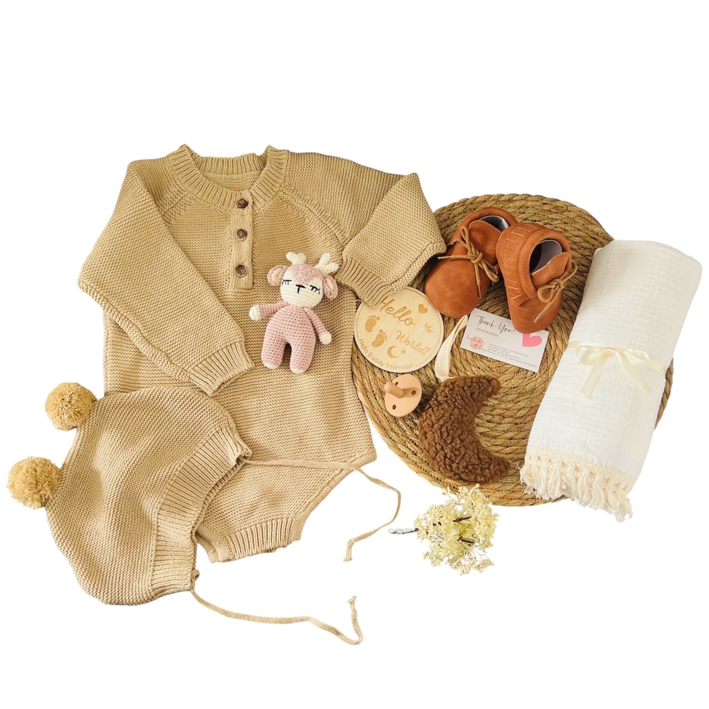 Signature Unisex Baby Romper Gift Set
