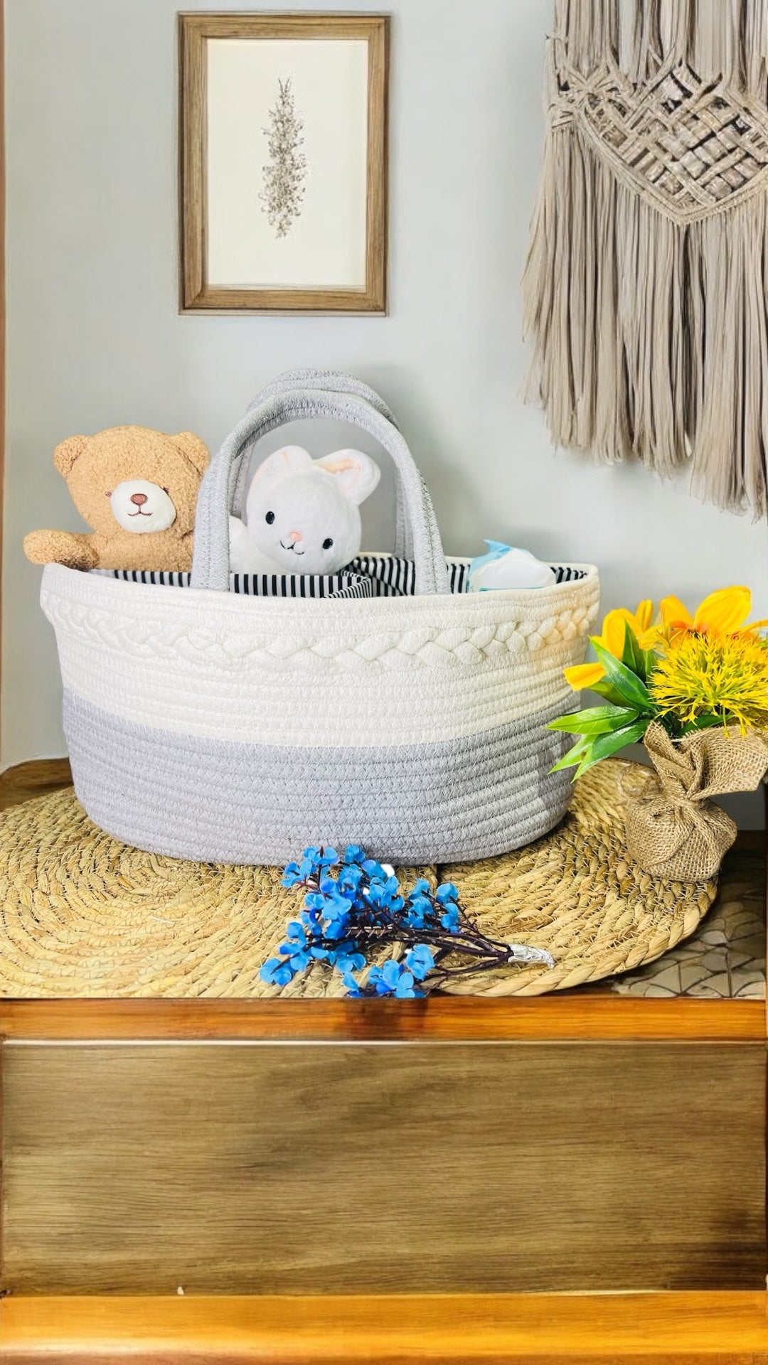 Foldable Baby Diaper Caddy / Infant Diaper Bag - Thefirstgiggles