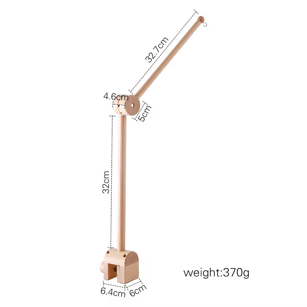Wooden Baby Crib Mobile Holder/ Arched Bed Bell Holder - Thefirstgiggles