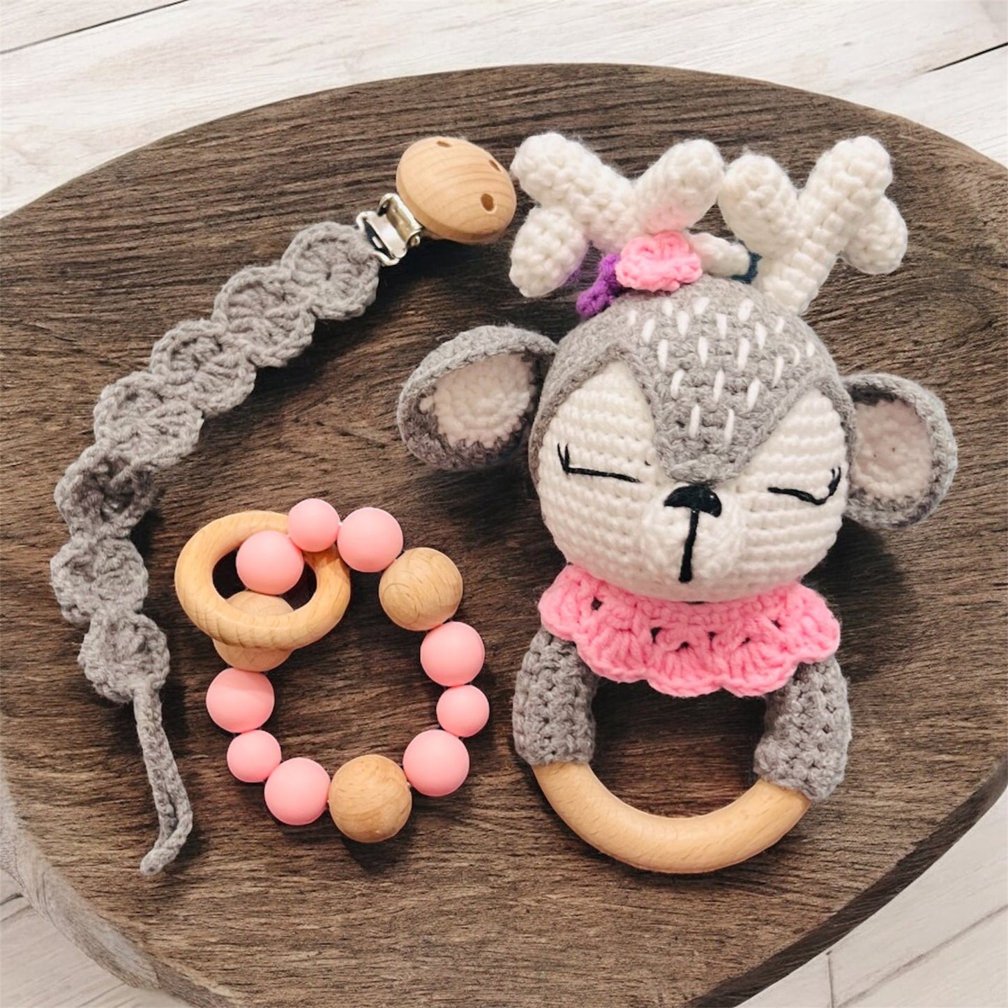 Handmade Newborn Baby Gift Set 7-Piece
