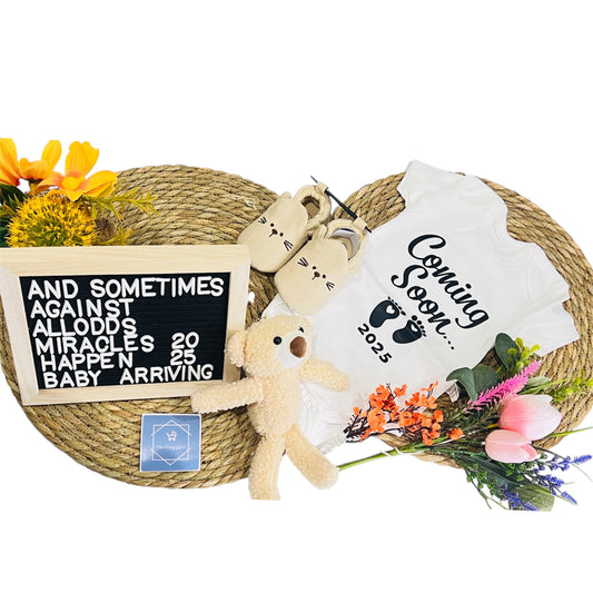 Pregnancy Announcement Set / Baby Reveal Gift Set