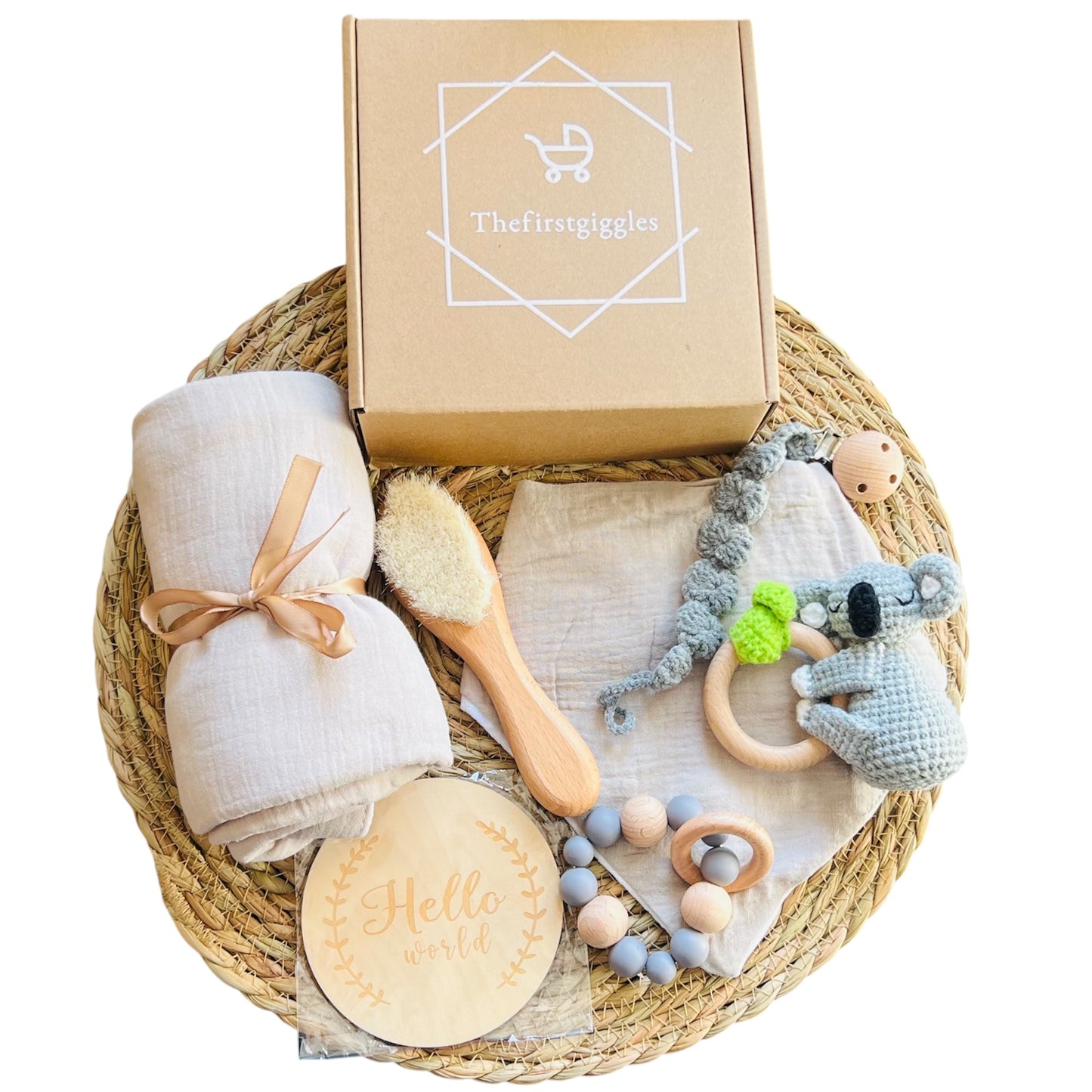 Handmade Newborn Baby Gift Set 7-Piece