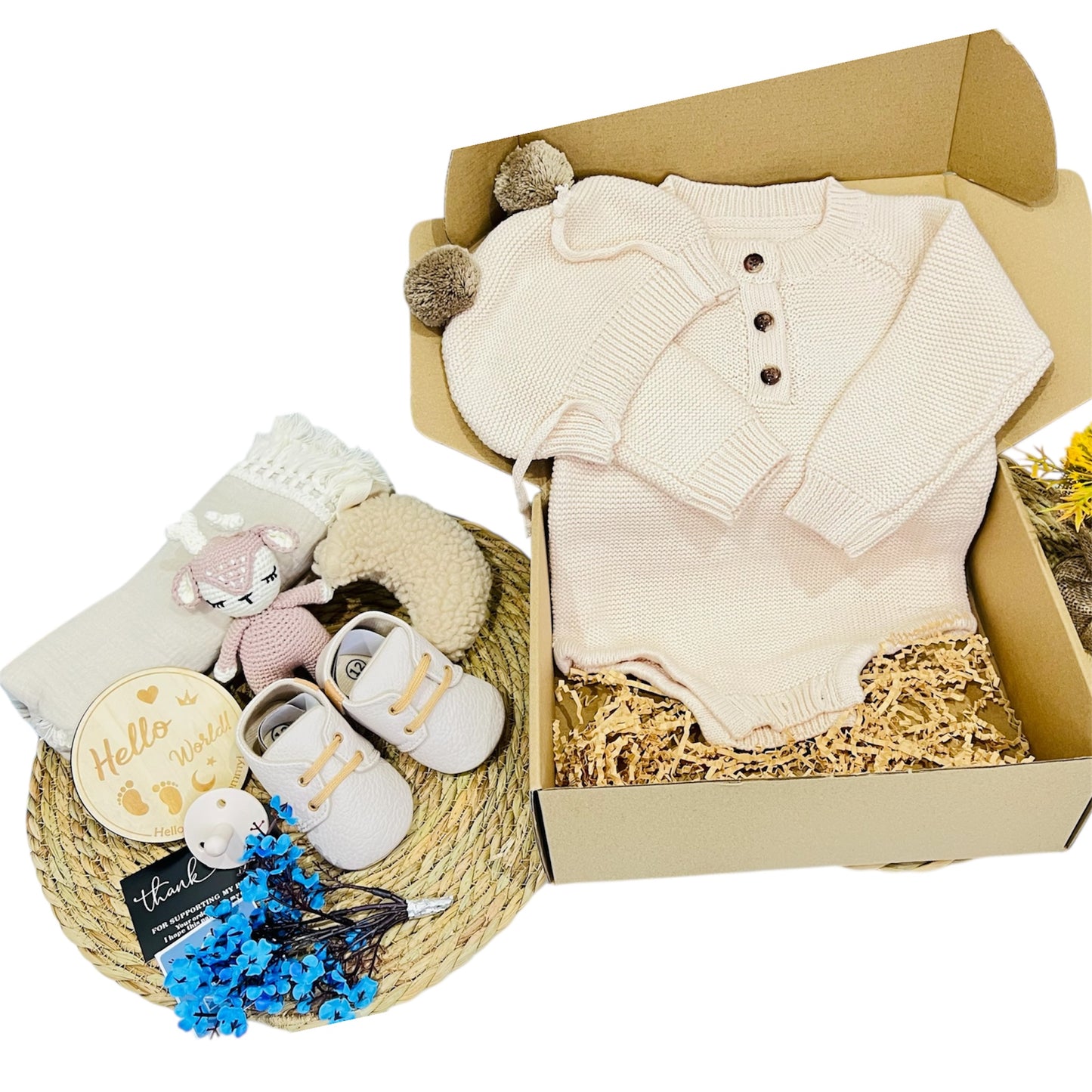 Signature Unisex Baby Romper Gift Set