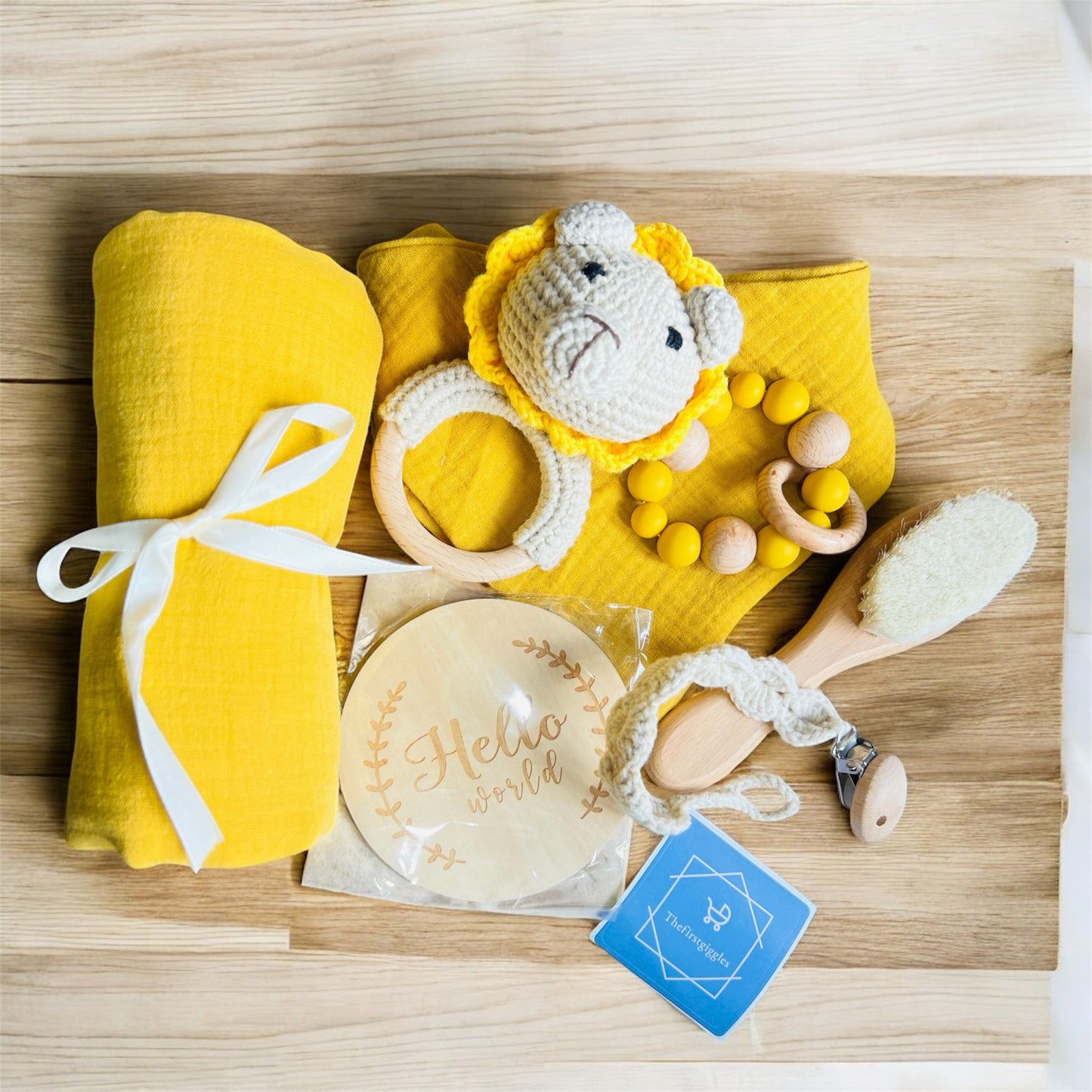 Handmade Newborn Baby Gift Set 7-Piece