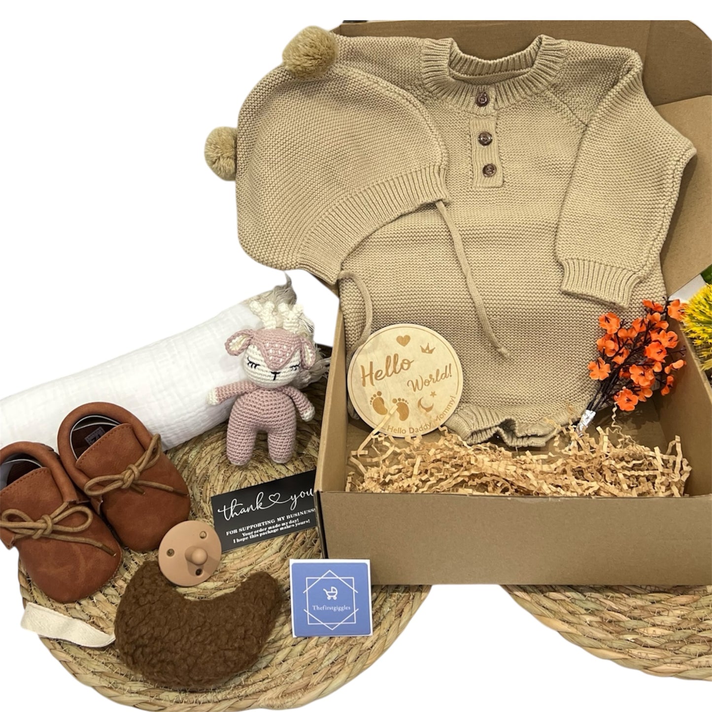 Signature Unisex Baby Romper Gift Set
