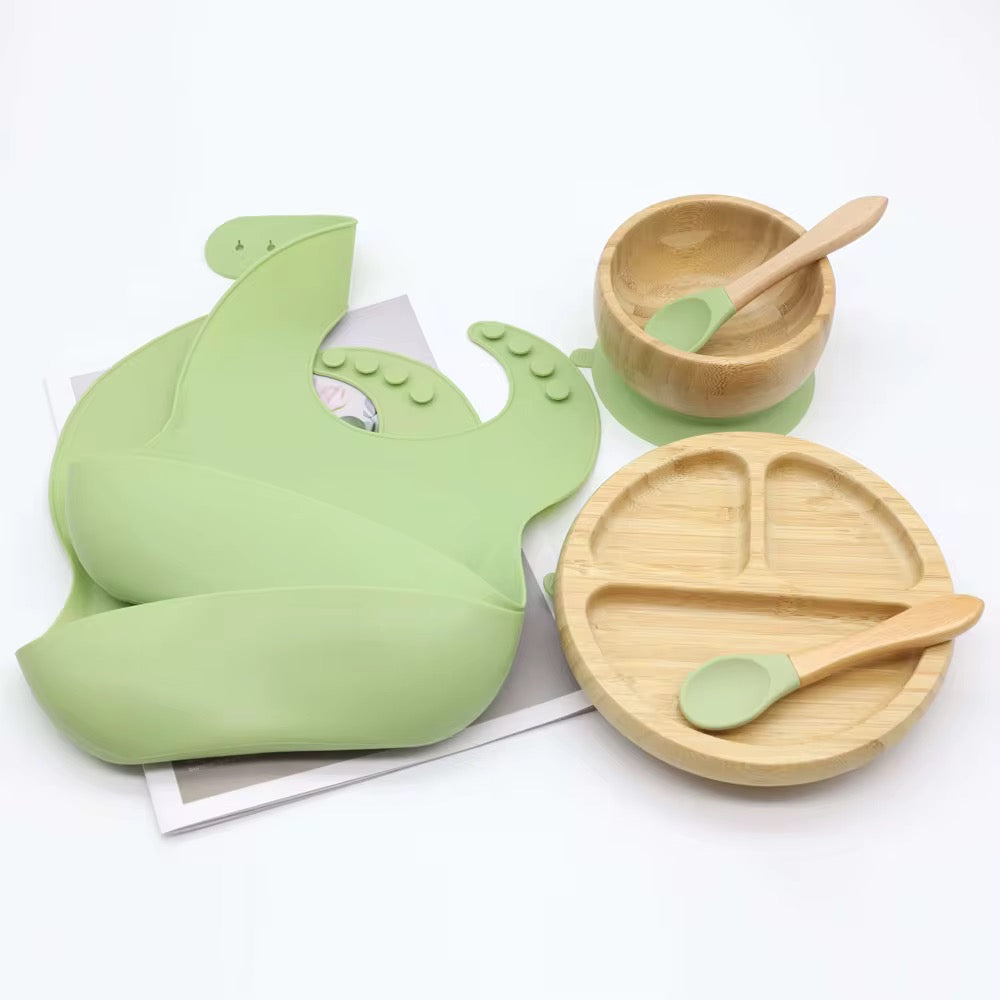 Bamboo Baby Feeding Set - Thefirstgiggles